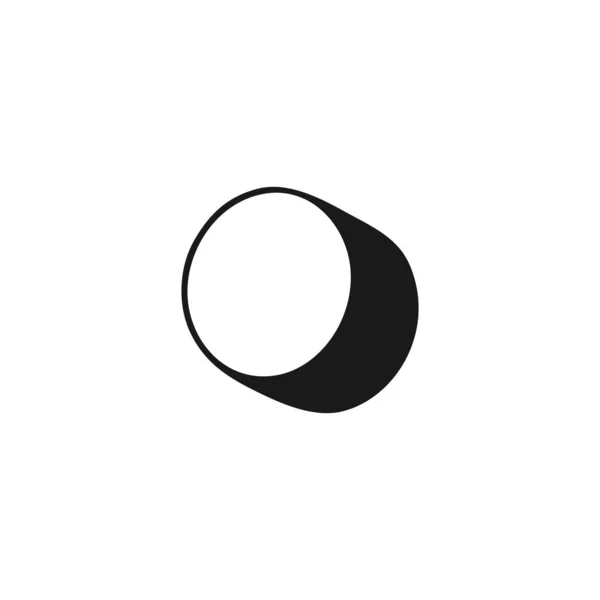 Dot Geometrische Symbool Eenvoudige Logo Vector — Stockvector