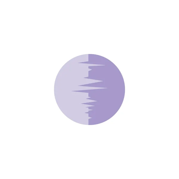 Гора Геометричний Символ Пригоди Простий Вектор Логотипу — стоковий вектор
