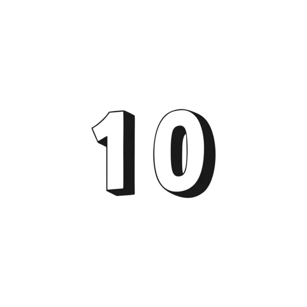 编号10 3D几何符号简单标识向量 — 图库矢量图片
