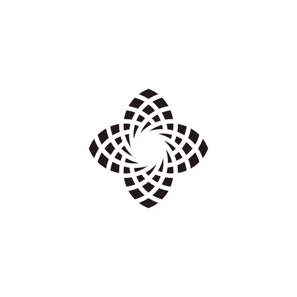 Slami Arkaplan Simge Geometrik Sembol Basit Logo Vektörü — Stok Vektör