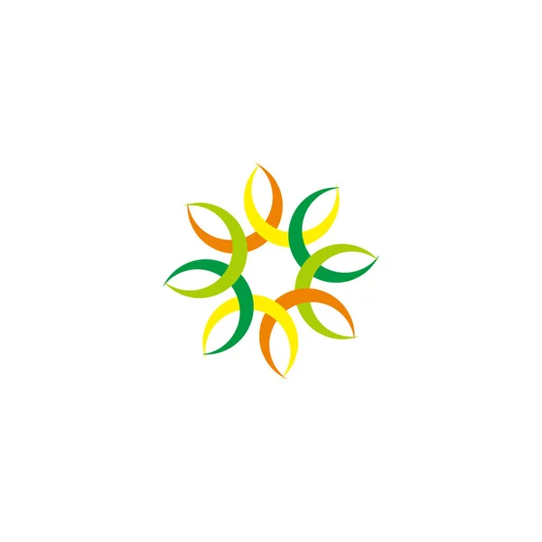 Raiz Plantas Fundo Símbolo Geométrico Vetor Logotipo Simples —  Vetores de Stock