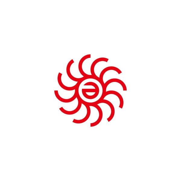 Літера Колі Технологічний Геометричний Символ Простий Вектор Логотипу — стоковий вектор