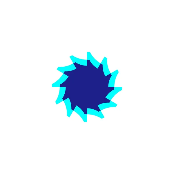 Портал Технологія Геометричний Символ Простий Логотип Вектор — стоковий вектор