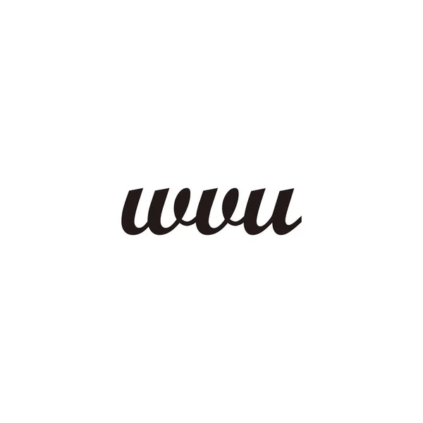 Litera Połączyć Symbol Geometryczny Prosty Wektor Logo — Wektor stockowy