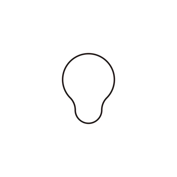 Лампа Линия Текстуры Геометрический Символ Простой Вектор Логотипа — стоковый вектор