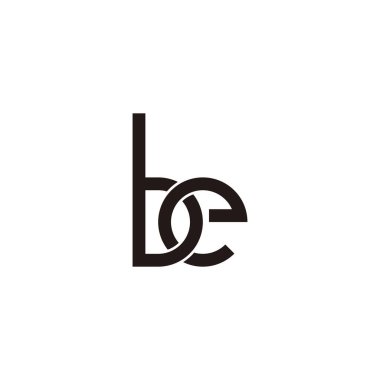 Harf daire olsun, geometrik sembolü özetler basit logo vektörü