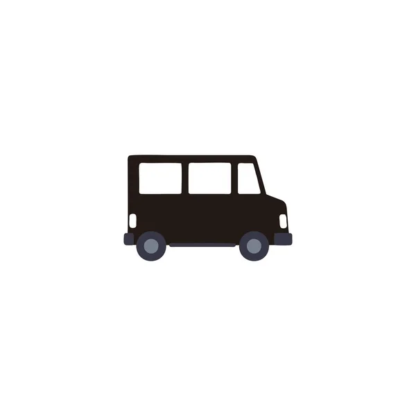 Αυτοκίνητο Εικονογράφηση Γεωμετρικό Σύμβολο Απλό Διάνυσμα Λογότυπο — Διανυσματικό Αρχείο