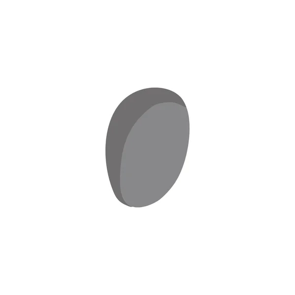 Πέτρα Γεωμετρικό Σύμβολο Απλό Διάνυσμα Λογότυπο — Διανυσματικό Αρχείο