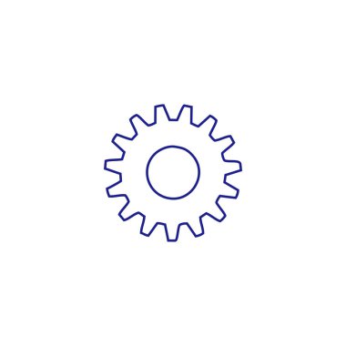 Vites, çizgi, geometrik sembol basit logo vektörü