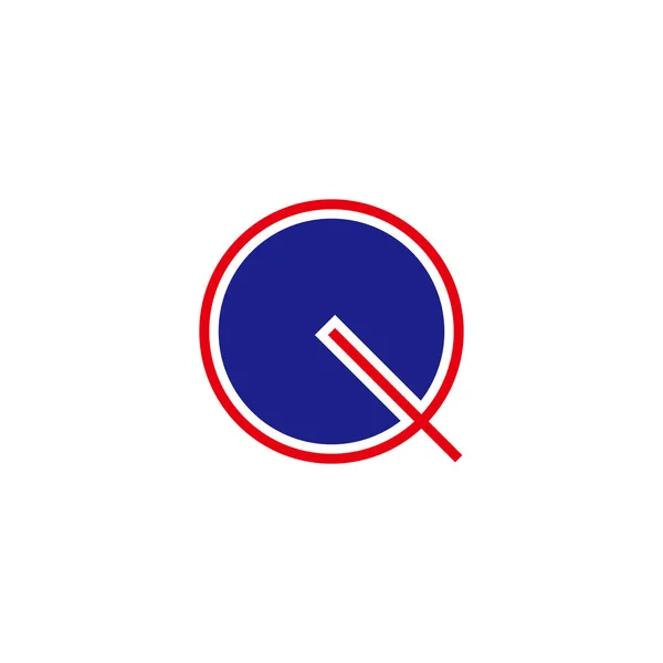 Carta Símbolo Geométrico Linha Vetor Logotipo Simples —  Vetores de Stock