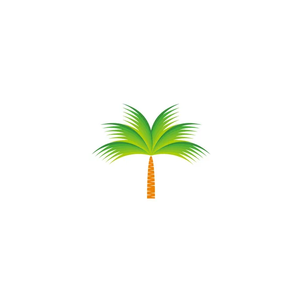 Arbre Symbole Géométrique Coloré Simple Vecteur Logo — Image vectorielle