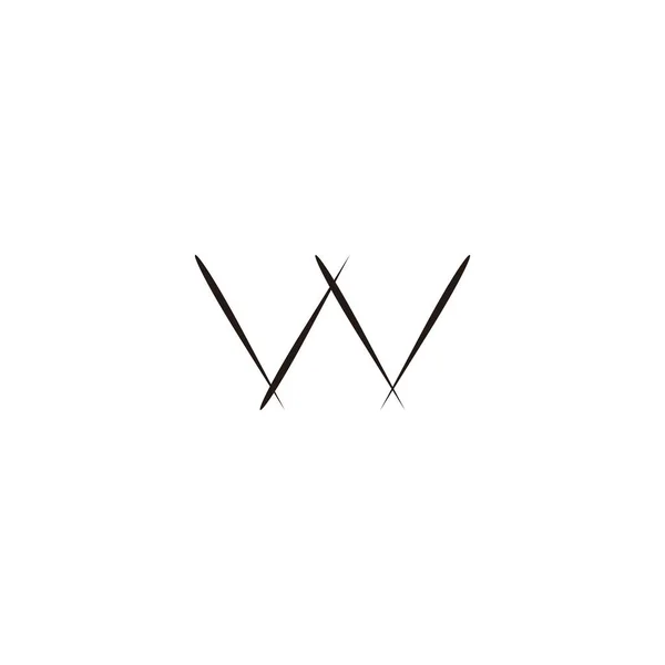 Litery Kule Geometryczny Symbol Prosty Wektor Logo — Wektor stockowy