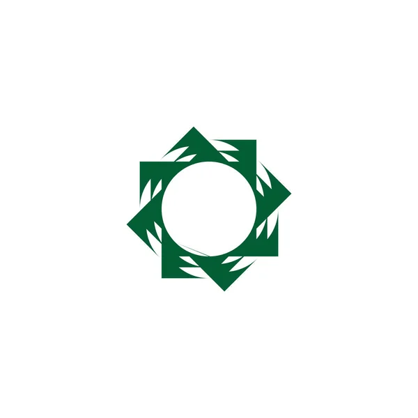 Tło Figura Islamski Symbol Geometryczny Prosty Wektor Logo — Wektor stockowy