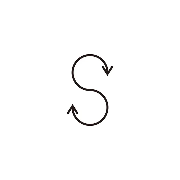 Буква Указатель Геометрический Символ Простой Вектор Логотипа — стоковый вектор