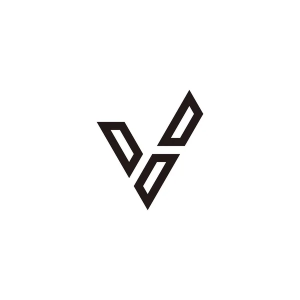 Letter Technology Modern Geometric Symbol Simple Logo Vector — Stock Vector