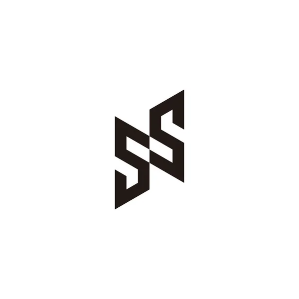 Літера Ножа Геометричний Символ Простий Логотип Вектор — стоковий вектор