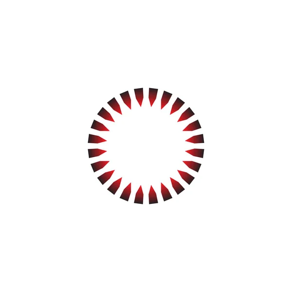 Kogels Frame Rond Geometrisch Symbool Eenvoudige Logo Vector — Stockvector