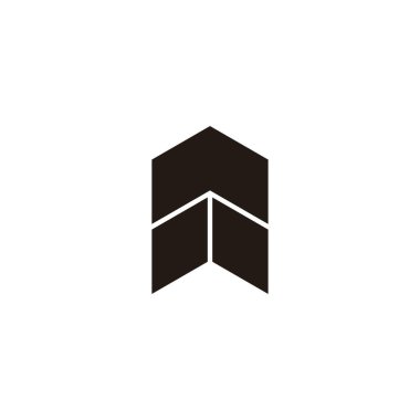 T harfi oku, teknoloji geometrik sembolü basit logo vektörü