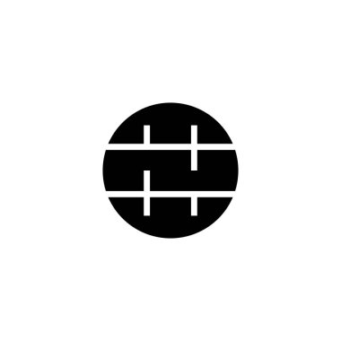 M, N ve W harfleri geometrik sembol basit logo vektörü