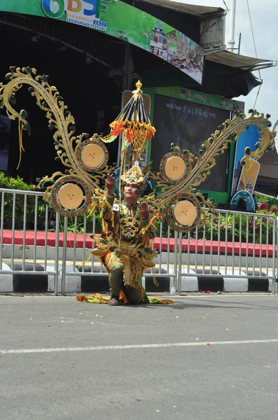 Banjarmasin Dél Kalimantan Indonézia 2022 Október Dayak Sasirangan Divat Dél — Stock Fotó