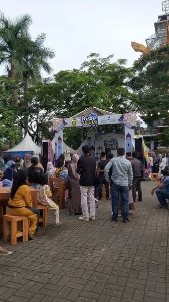 Banjarmasin Indonesia Marzo 2023 Situazione Del Mercato Del Takjil Banjarmasin — Foto Stock