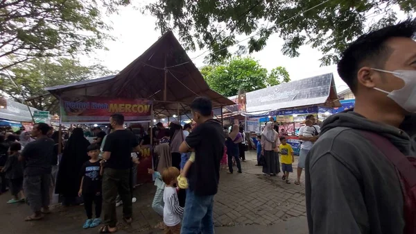 Banjarmasin Indonesia Marzo 2023 Situazione Del Mercato Del Takjil Banjarmasin — Foto Stock