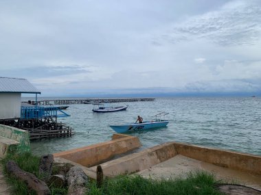 Yaz sahili manzarası. Tropik ada cenneti. Egzotik kıyılar, hindistan cevizi ağaçları, el değmemiş deniz, mavi gökyüzü. Şaşırtıcı doğa düzeni. Egzotik yolculuk geçmişi, tatil havası mükemmel duvar kağıdı.