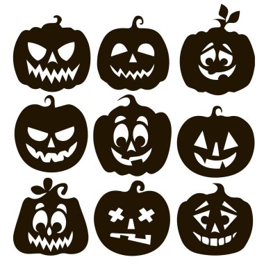 Dokuz farklı kriko-fener çiziminden oluşan bir koleksiyon. Yüz ifadeleri tehditten neşeye kadar değişiyor..