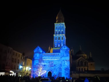 Mapping session on the cathedral of Perigueux during the Christmas period.