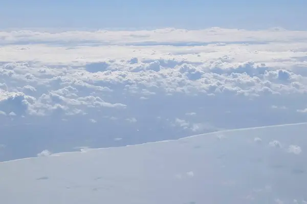 aerial view of a cloudspace, above Spain.
