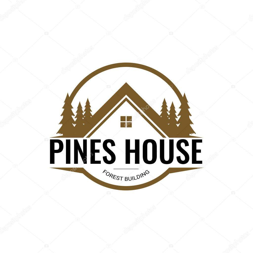 Pine House Logo design