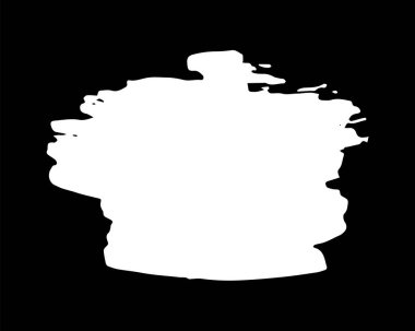 Siyah arka planda tebeşir boyasıyla boyanmış kare el yazısı. Vektör illüstrasyonu