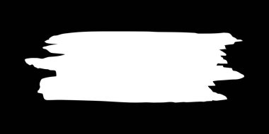 Siyah zemin üzerine tebeşirle boyanmış dikdörtgen el yazısı. Vektör illüstrasyonu