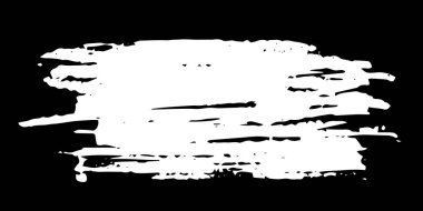 Siyah zemin üzerine tebeşirle boyanmış dikdörtgen el yazısı. Vektör illüstrasyonu