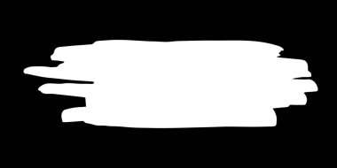 Siyah zemin üzerine tebeşirle boyanmış dikdörtgen el yazısı. Vektör illüstrasyonu