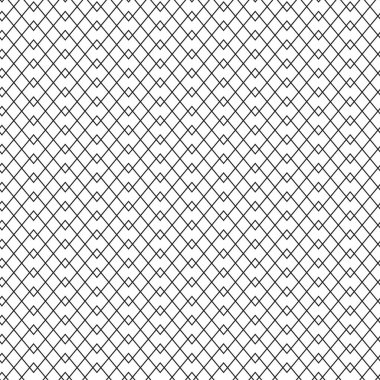 Sorunsuz ince çizgi kesişme deseni. Modern şık doku. Scrapbooking, oda duvar kağıdı, el ilanı, afiş, web sitesi zemin. Geometrik sonsuz grafik tasarım öğesi. Vektör çizim