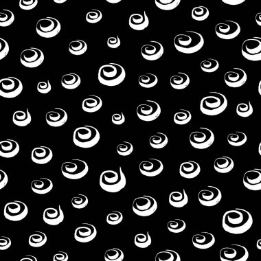 Elle çizilmiş kaprisli fırça darbeleri ile dikişsiz desen. Fırça, dokuyu sancakt. Rastgele geometrik grafik tasarım öğeleri. Defter duvar kağıdı. Vektör çizimi