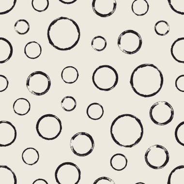 Elle boyanmış mürekkepli kusursuz desenler. Poster, kırtasiye, kumaş, albüm, bebek partisi kartı, düğün davetiyesi için grafiksel tasarım öğesi. Grunge fırça darbesi dokusu. Vektör illüstrasyonu