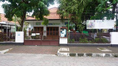 Surabaya, East Java, Indonesia - February, 2023 : German house is a worldwide unique cooperation represents the interests of Germany in the region of East Java       