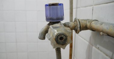 Old Rusty Faucet, Surabaya, East Java, Indonesia