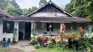 Kediri, Doğu Cava, Endonezya 'daki Geleneksel Cava Evi