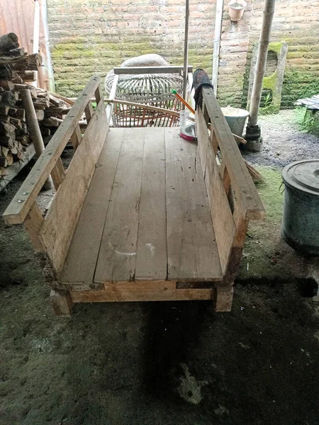 Traditional Cart for transporting wood pile, Kediri, East Java, Indonesia
