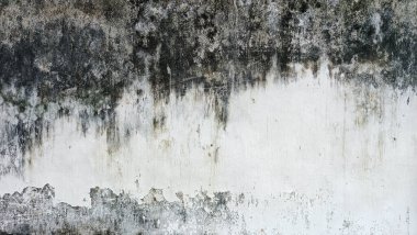 Eski harap olmuş ve lekeli duvar dokusu. Kediri, Doğu Java, Endonezya. 09 Ekim 2022