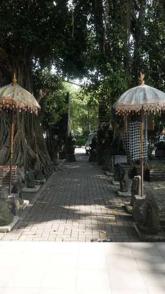 Surabaya Doğu Java Endonezya Daki Joko Dolog Heykelinin Girişi Aralık — Stok fotoğraf