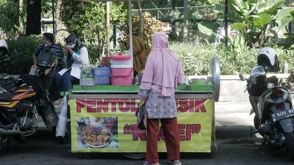Street Food Stalls Surabaya East Java Indonesia December 2022 — Stock Photo, Image
