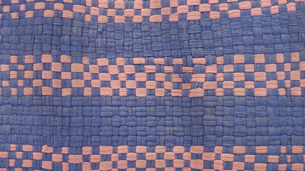 Színes Szőnyeg Vagy Lábtörlő Lábak Textúrájának Tisztítására Legjobb Tervezőnek Surabaya — Stock Fotó