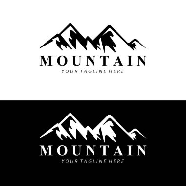 Dağ Logosu Tasarımı, Doğa Aşıkları İçin Vektör Yeri