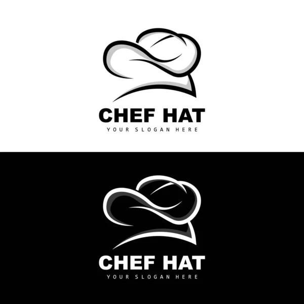 Logotipo Chapéu Chef Vetor Chef Restaurante Projeto Para Restaurante Catering —  Vetores de Stock