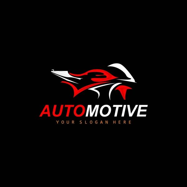 Logo Moto Vecteur Véhicule Motosport Conception Pour Automobile Atelier Costume — Image vectorielle