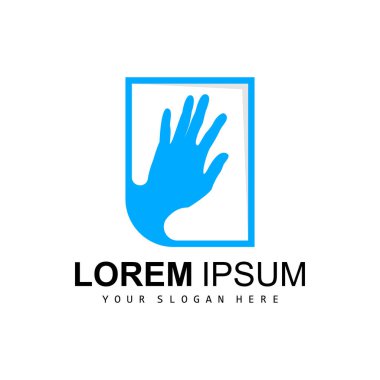 El Logosu, Takım Çalışması Vektörü, Şirket Tasarımı, Vücut Sağlığı, El Bakımı, Geri Dönüşüm